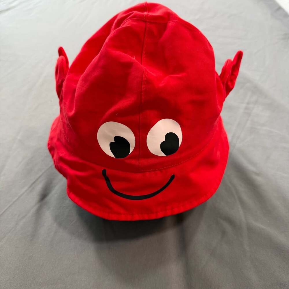 Cat & Jack Toddler Crab Swim Hat Red